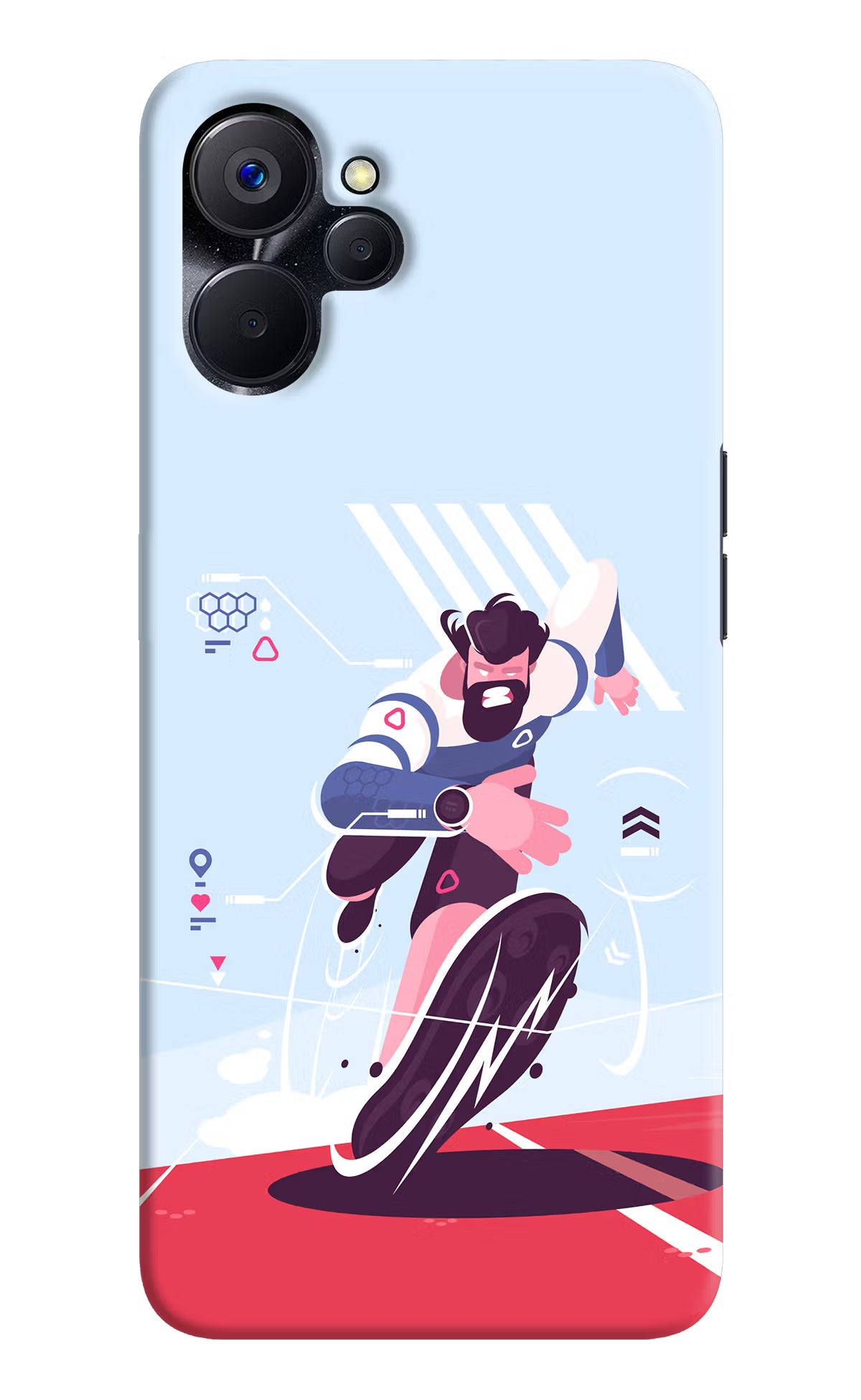 Run Pro Realme 9i 5G Hard Case Back Cover by Casekaro