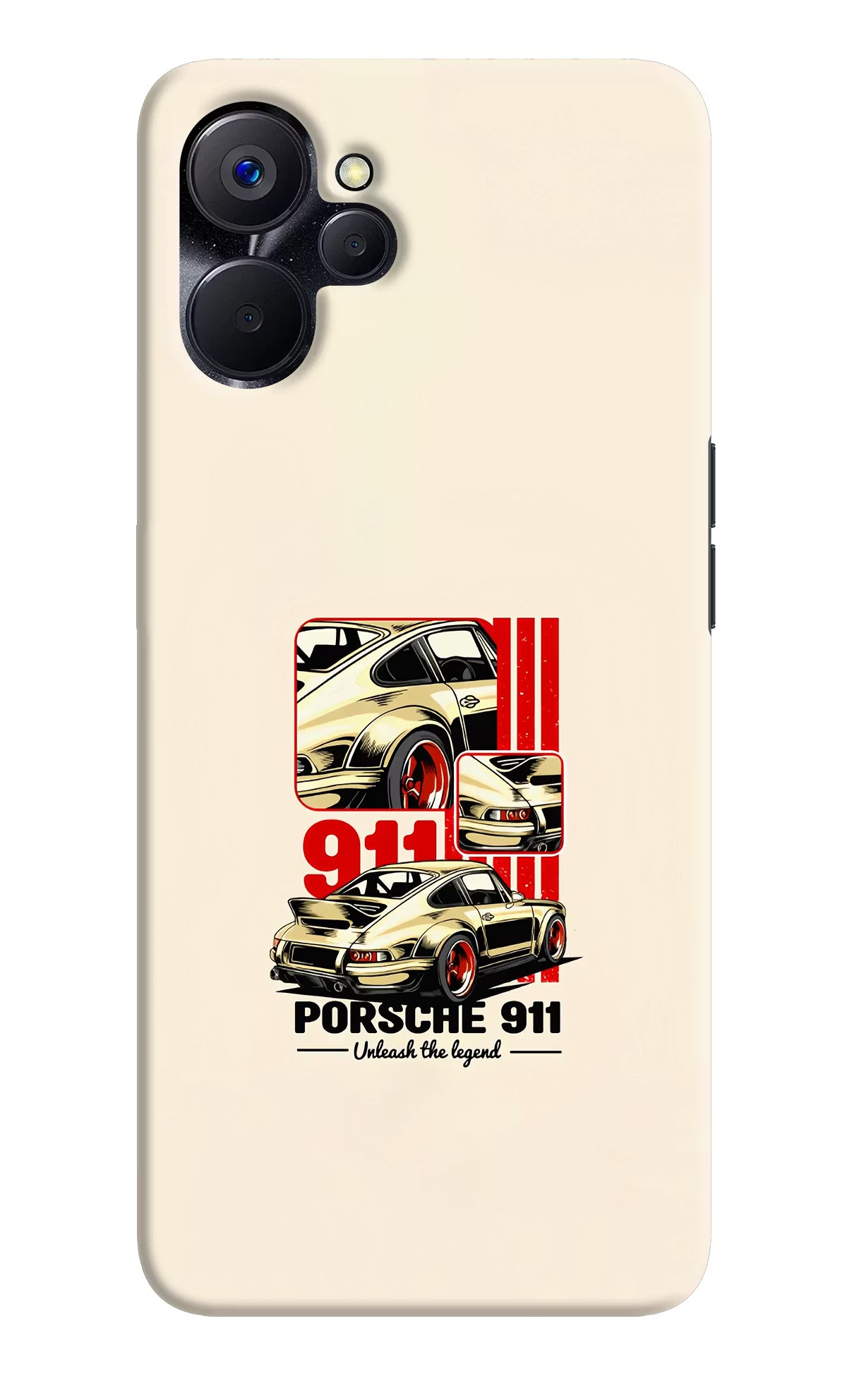 Classic Porsche 911 Realme 9i 5G Hard Case Back Cover by Casekaro