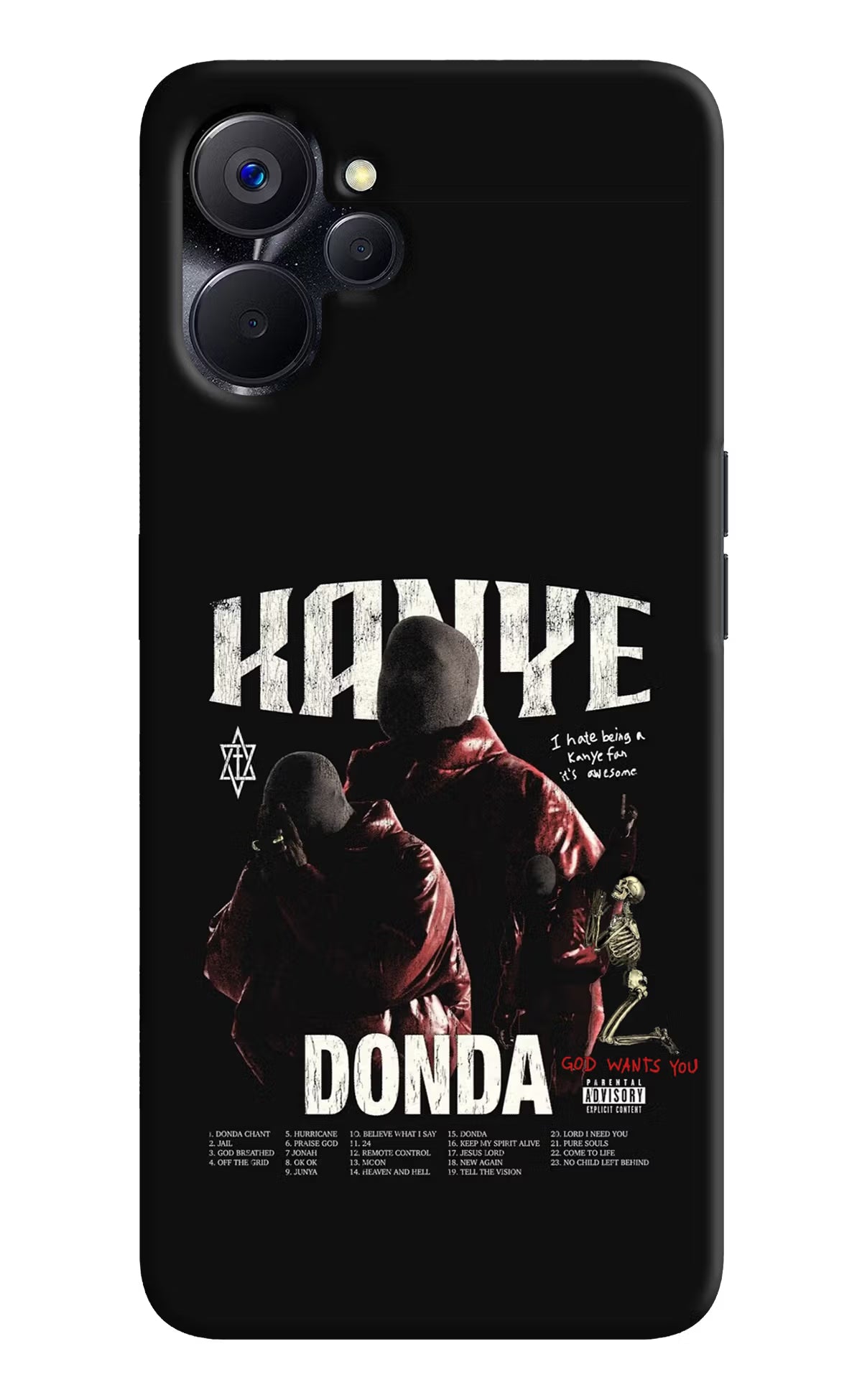 Donda Kanye West Realme 9i 5G Hard Case Back Cover by Casekaro