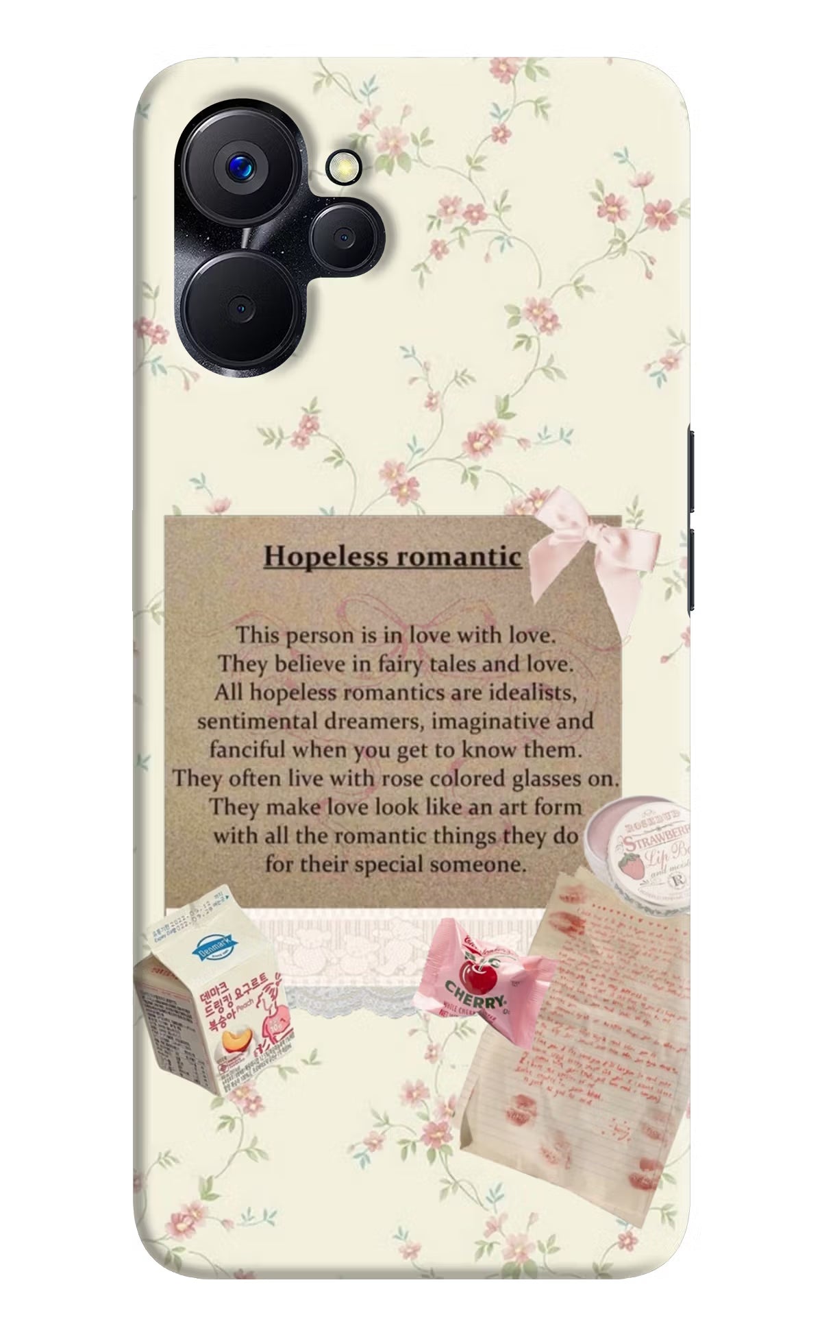 Hopeless Romantic Realme 9i 5G Hard Case Back Cover by Casekaro