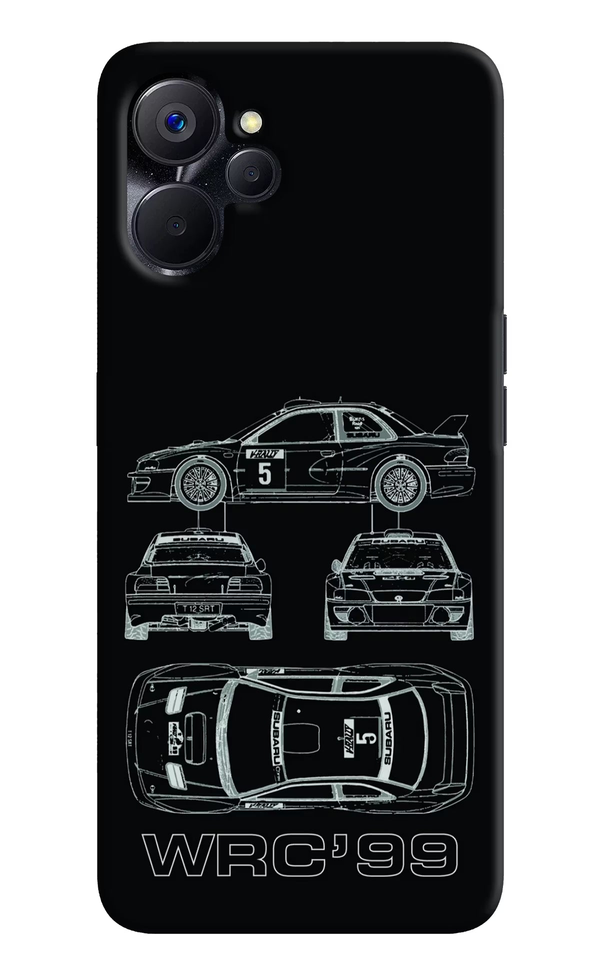 WRC'99 Realme 9i 5G Hard Case Back Cover by Casekaro