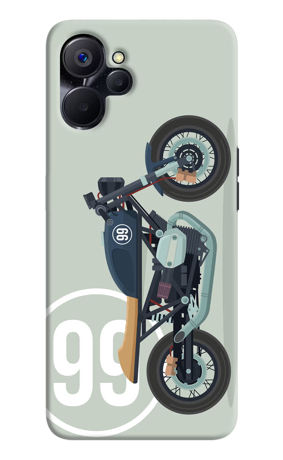 Classic Cafe Racer 99 Realme 9i 5G Hard Case Back Cover by Casekaro