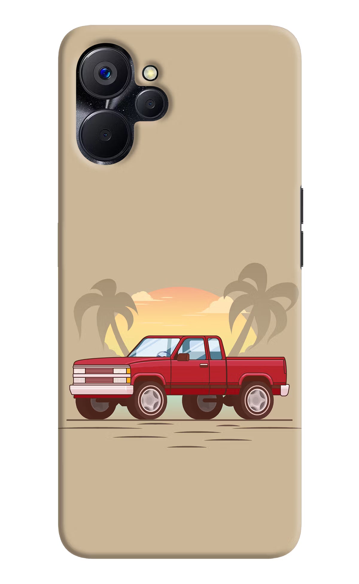 Desert Classic Drive Realme 9i 5G Hard Case Back Cover by Casekaro