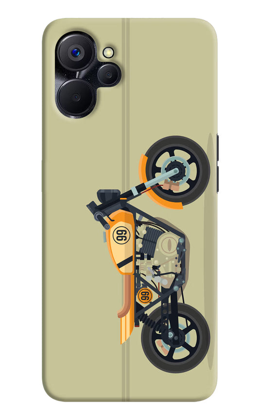 Vertical Speedster Realme 9i 5G Hard Case Back Cover by Casekaro