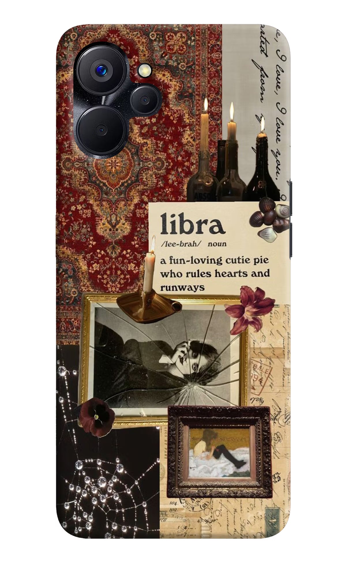 Libra Zodiac Realme 9i 5G Hard Case Back Cover by Casekaro