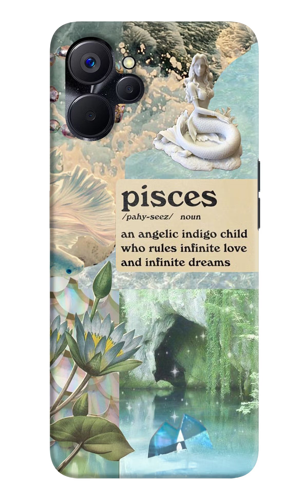 Pisces Zodiac Realme 9i 5G Hard Case Back Cover by Casekaro