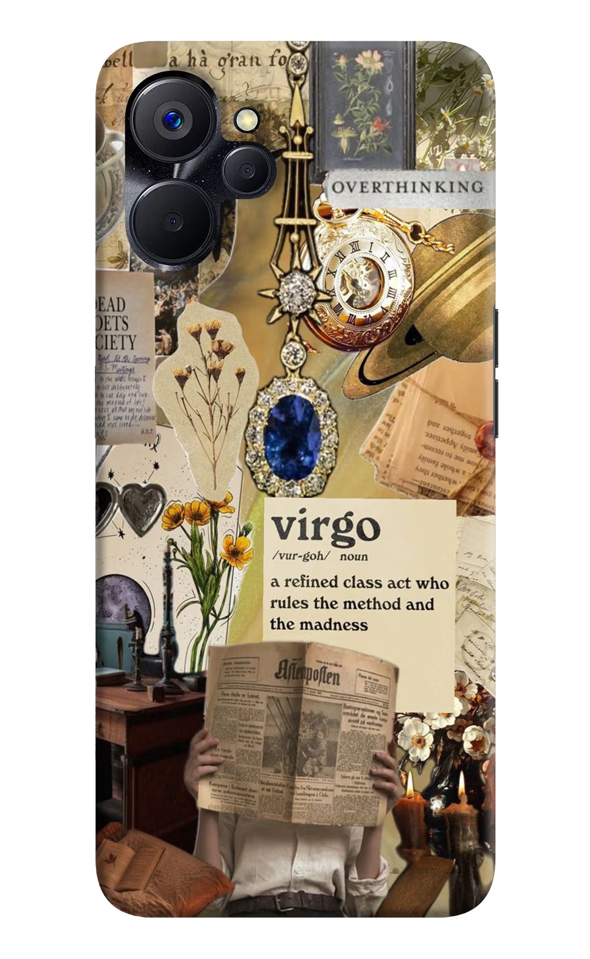 Virgo Zodiac Realme 9i 5G Hard Case Back Cover by Casekaro