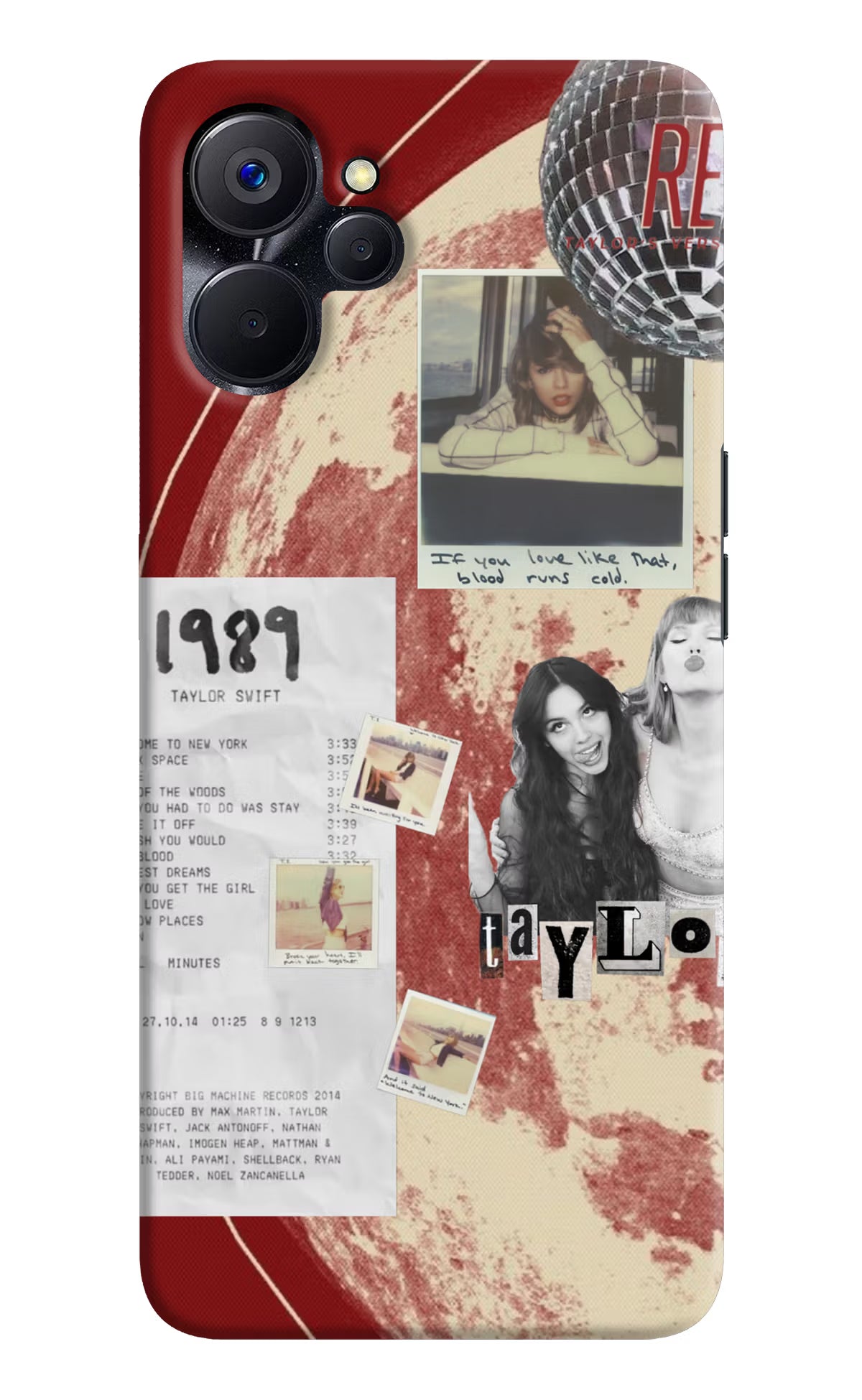 Taylor Swift Realme 9i 5G Back Cover