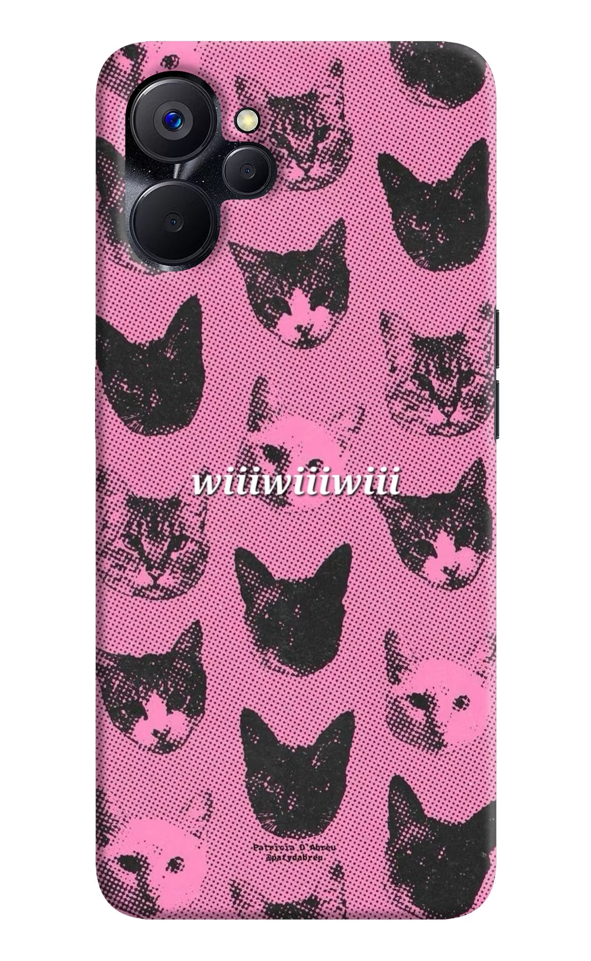 Pink Cats Realme 9i 5G Back Cover