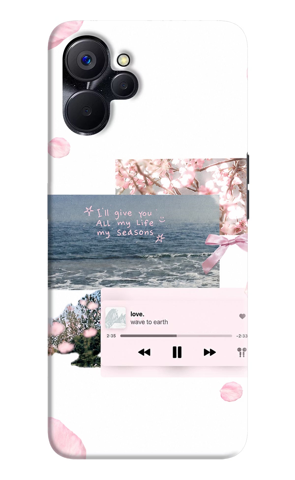 Wave to earth Realme 9i 5G Back Cover