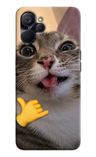 Silly Cat Call Realme 9i 5G Hard Case Back Cover by Casekaro