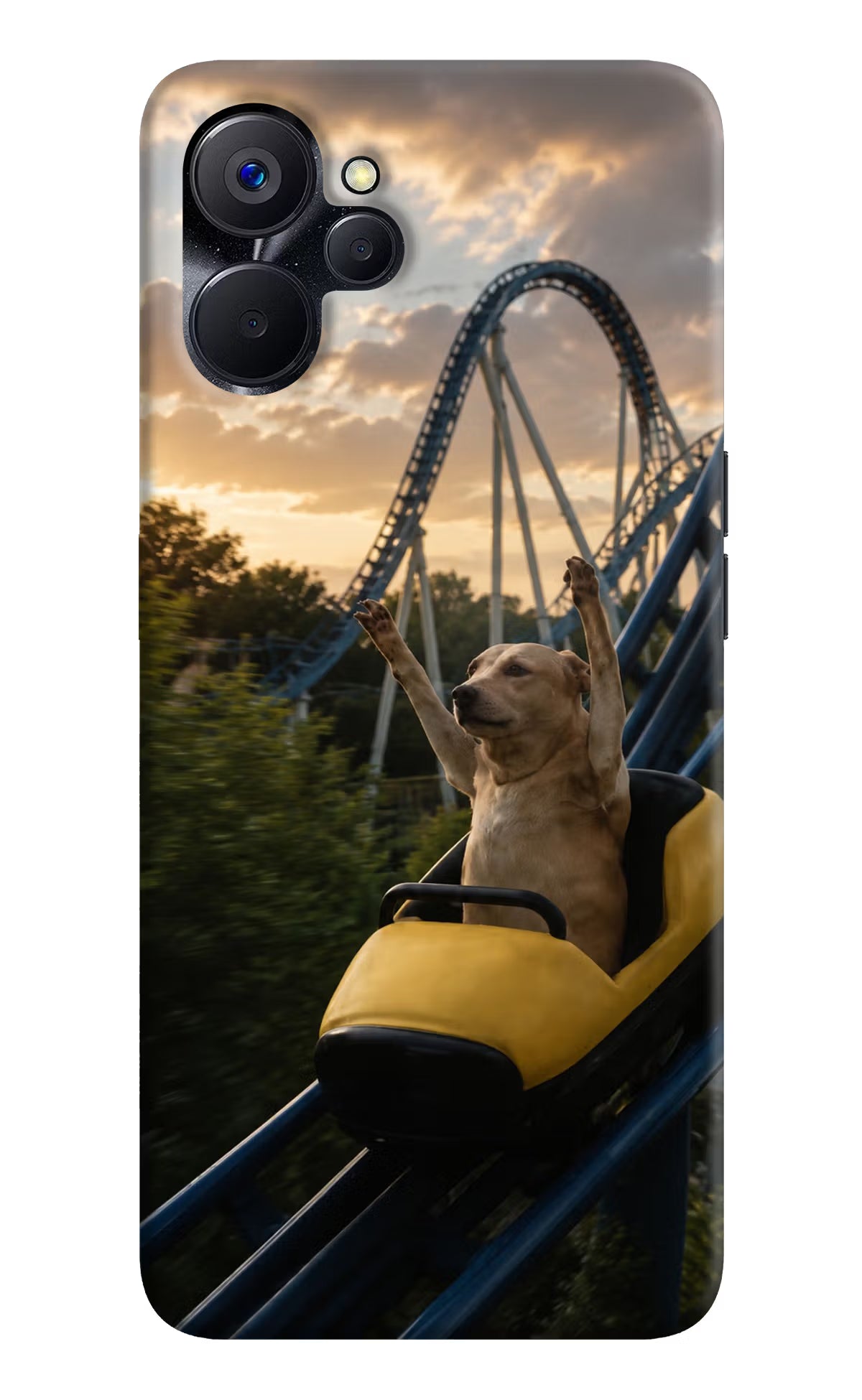 Rollercoaster Dog Realme 9i 5G Back Cover