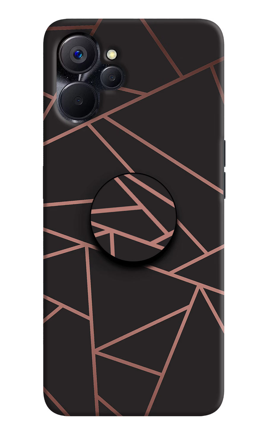 Geometric Pattern Realme 9i 5G Pop Case, Hard case