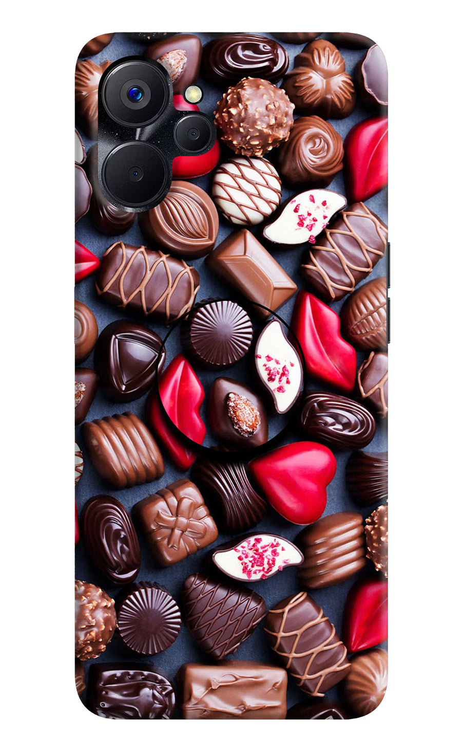 Chocolates Realme 9i 5G Pop Case, Hard case