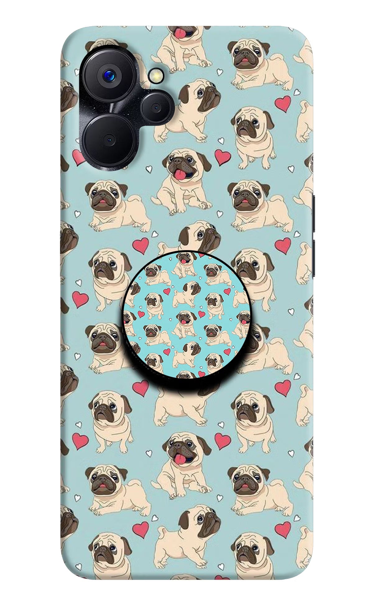 Pug Dog Realme 9i 5G Pop Case by Casekaro