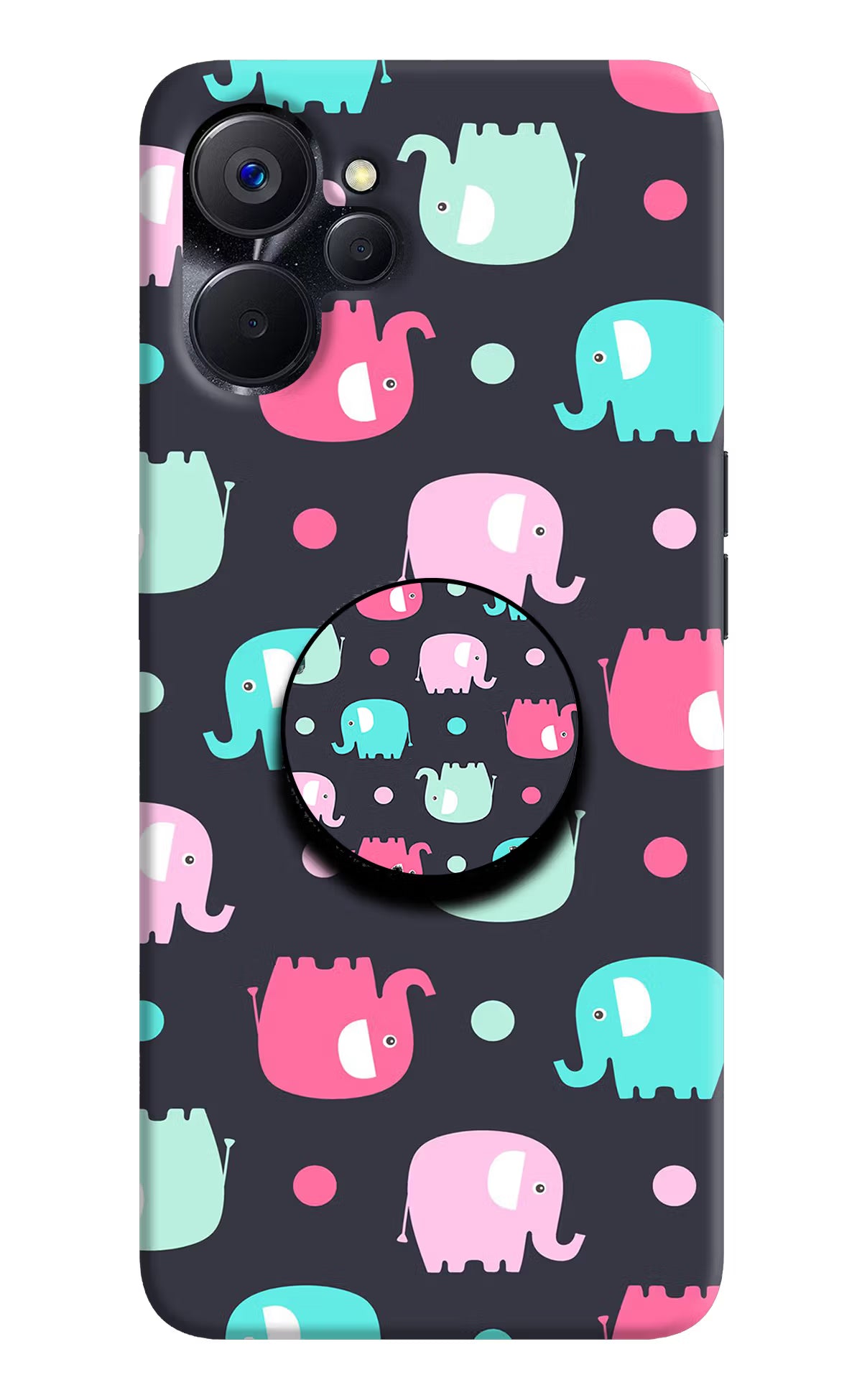Baby Elephants Realme 9i 5G Pop Case by Casekaro
