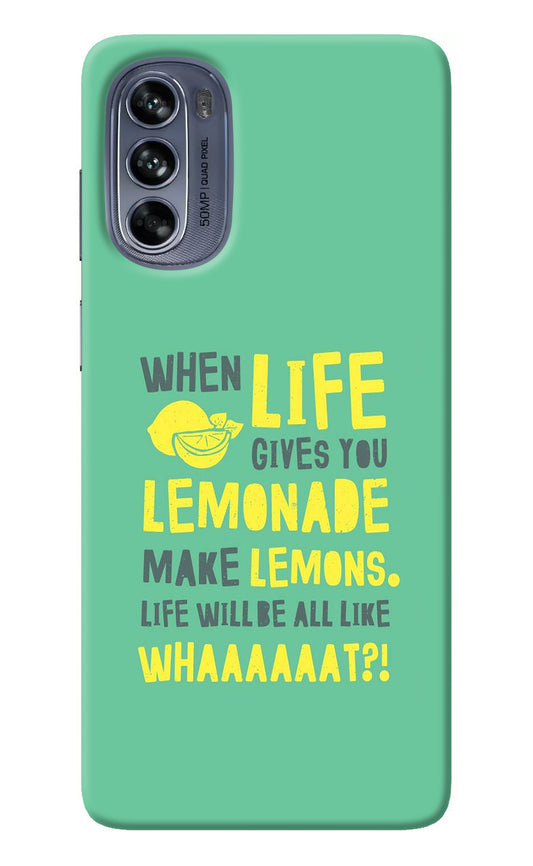 Quote Moto G62 5G Back Cover