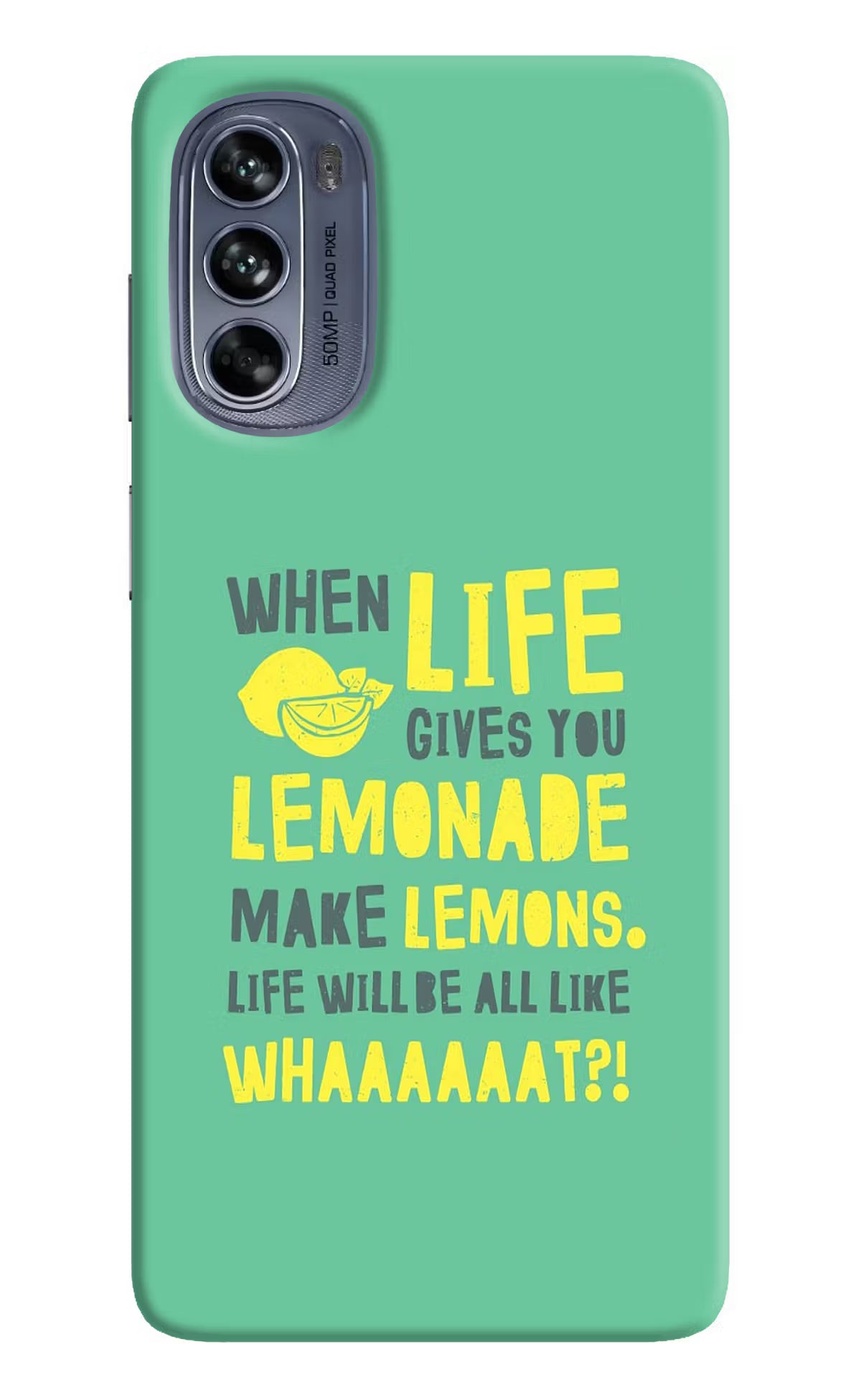 Quote Moto G62 5G Hard Case Back Cover by Casekaro
