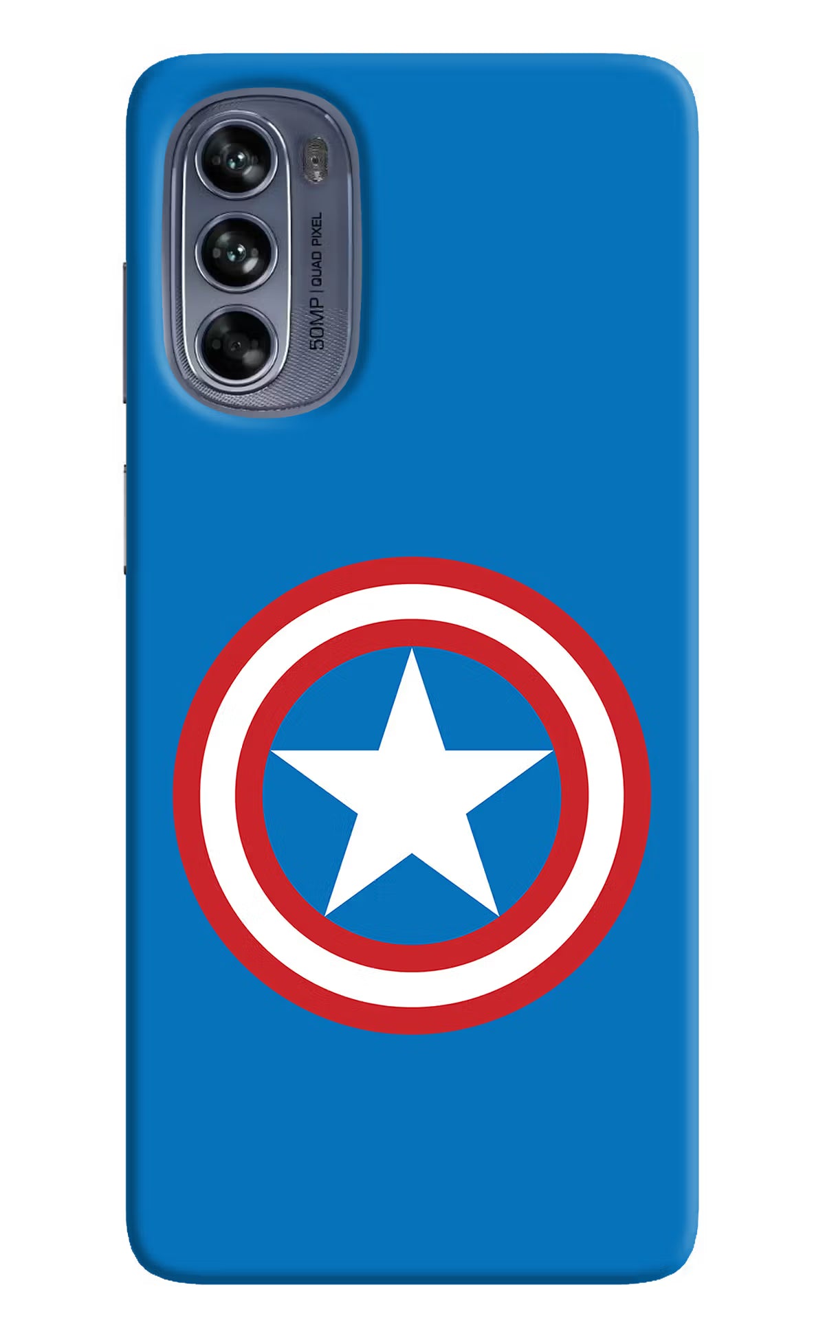 Captain America Logo Moto G62 5G Hard Case Back Cover by Casekaro