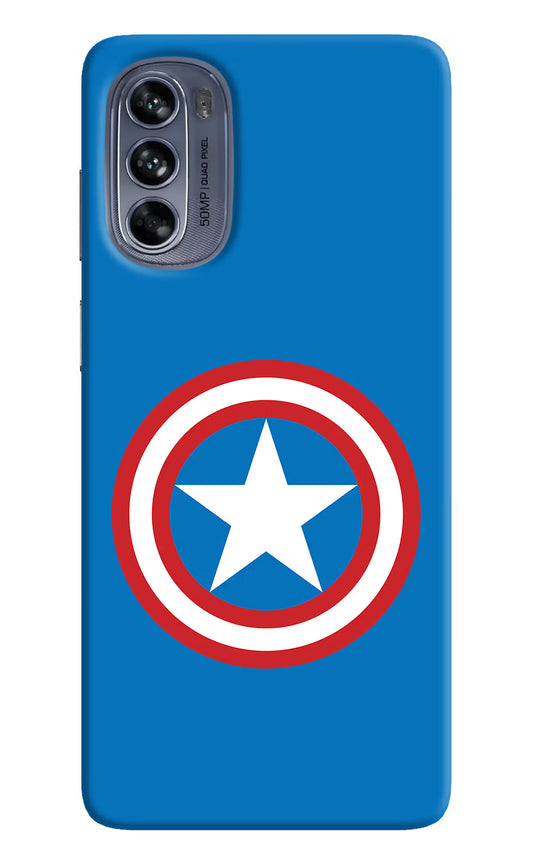 Captain America Logo Moto G62 5G Hard Case Back Cover by Casekaro