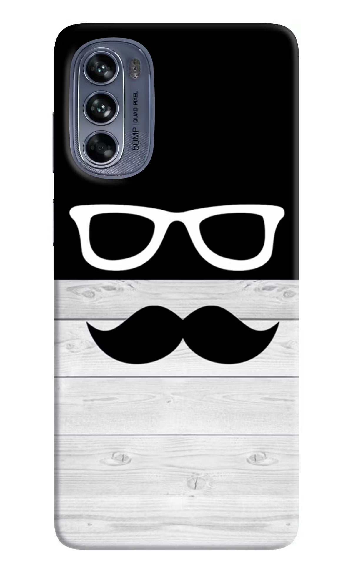 Mustache Moto G62 5G Hard Case Back Cover by Casekaro