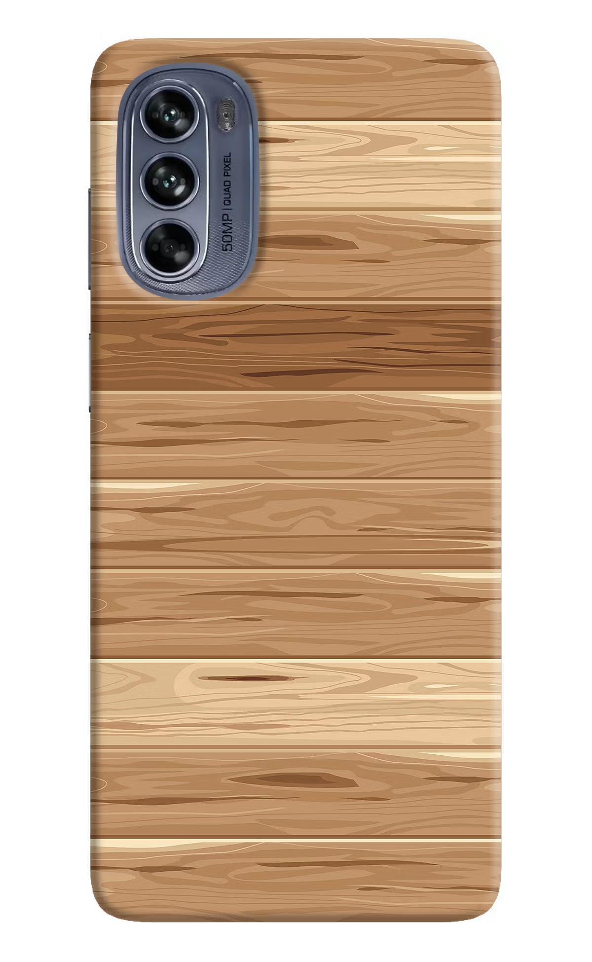 Wooden Vector Moto G62 5G Hard Case Back Cover by Casekaro