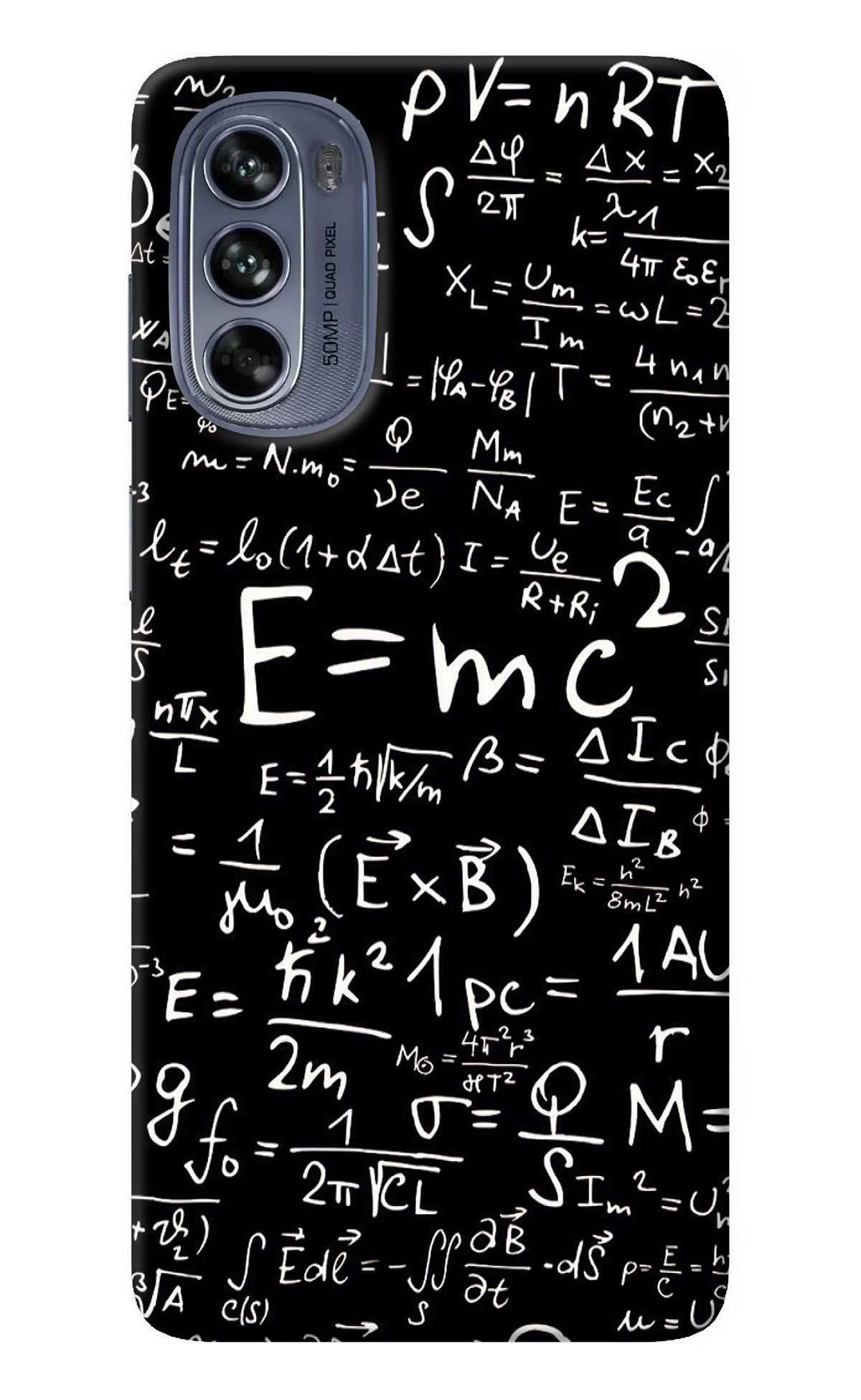 Physics Albert Einstein Formula Moto G62 5G Back Cover