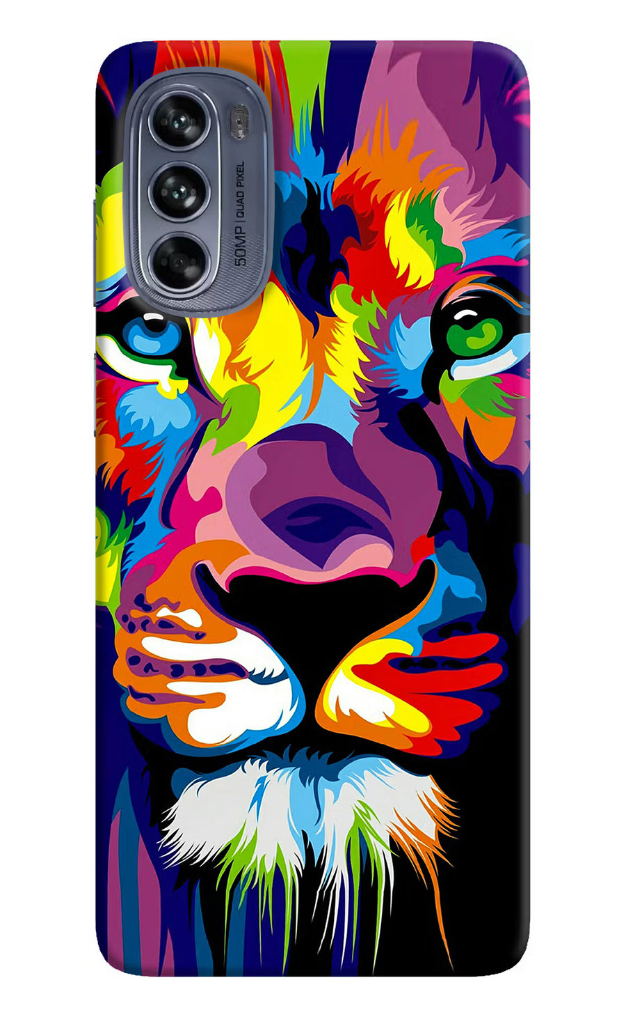 Lion Moto G62 5G Back Cover, Hard case