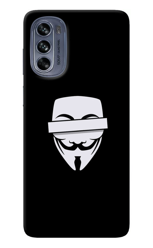 Anonymous Face Moto G62 5G Back Cover