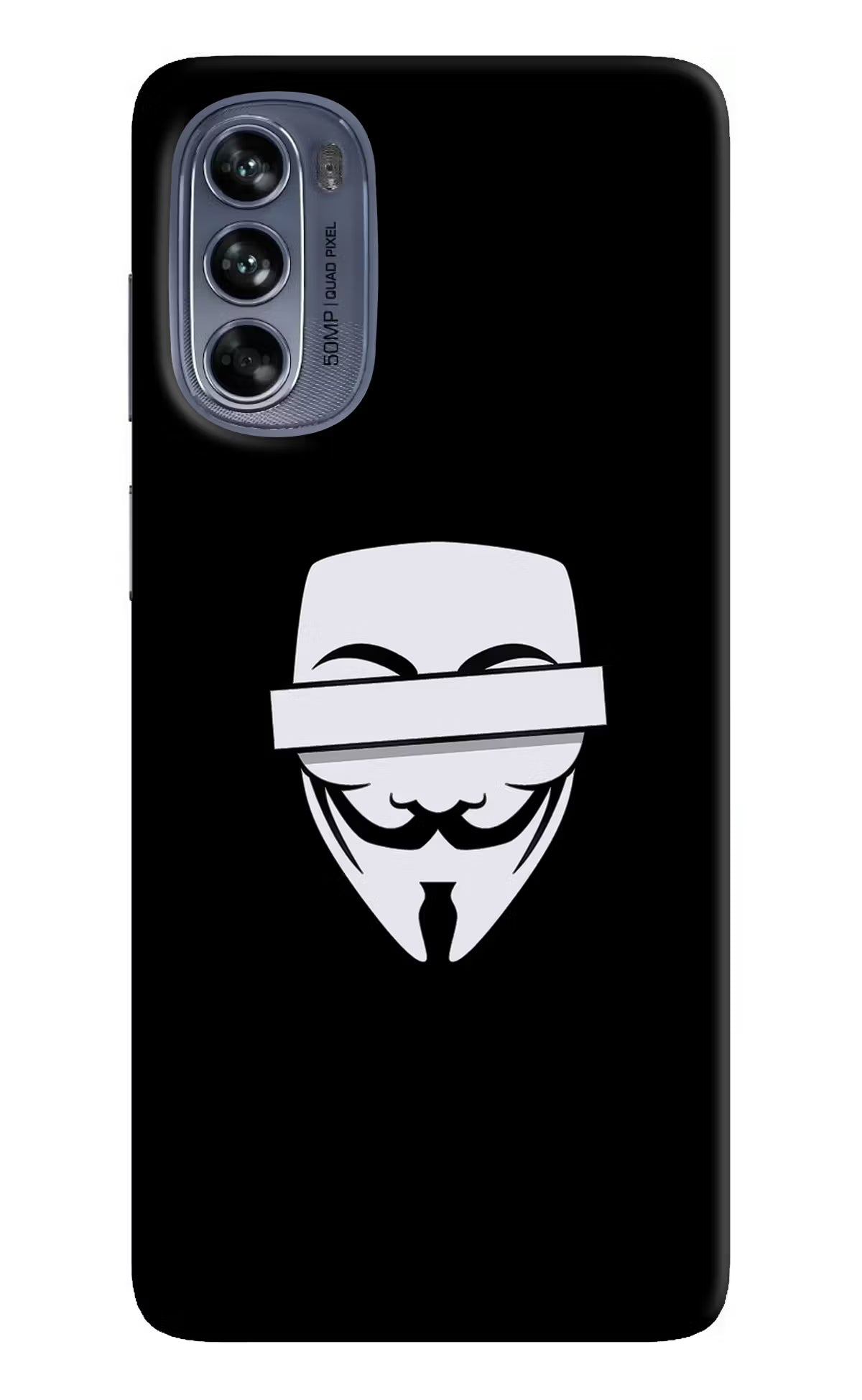 Anonymous Face Moto G62 5G Hard Case Back Cover by Casekaro