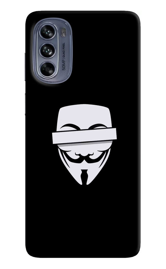 Anonymous Face Moto G62 5G Hard Case Back Cover by Casekaro