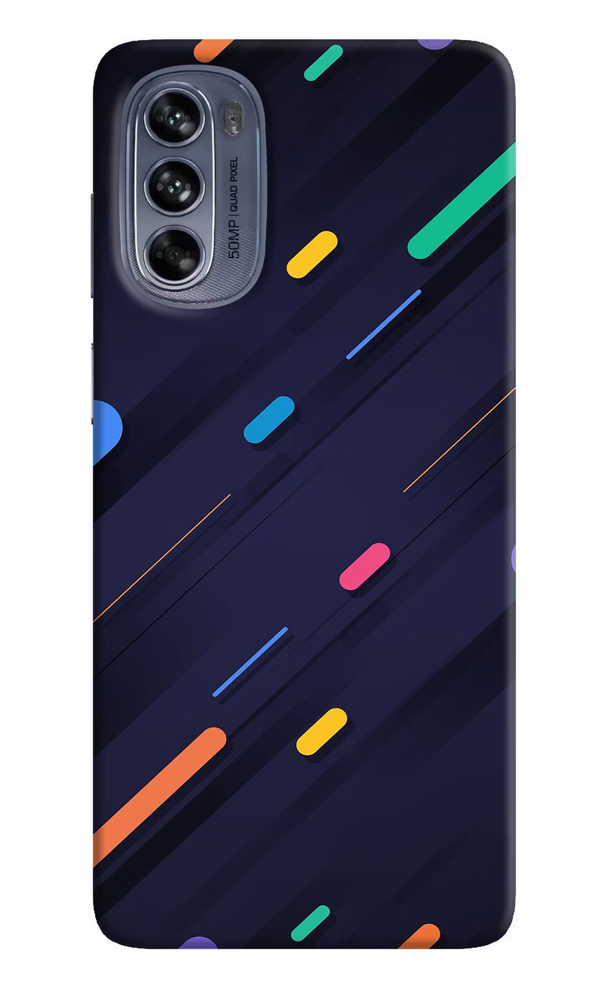 Abstract Design Moto G62 5G Hard Case Back Cover by Casekaro