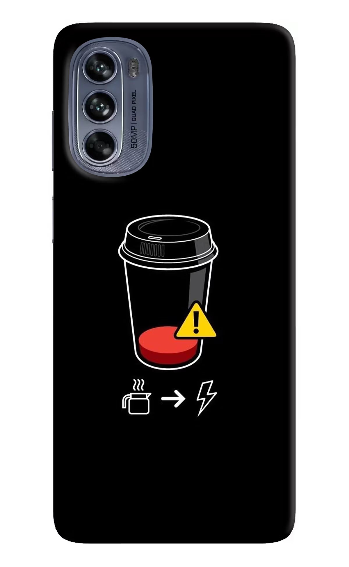 Coffee Moto G62 5G Hard Case Back Cover by Casekaro