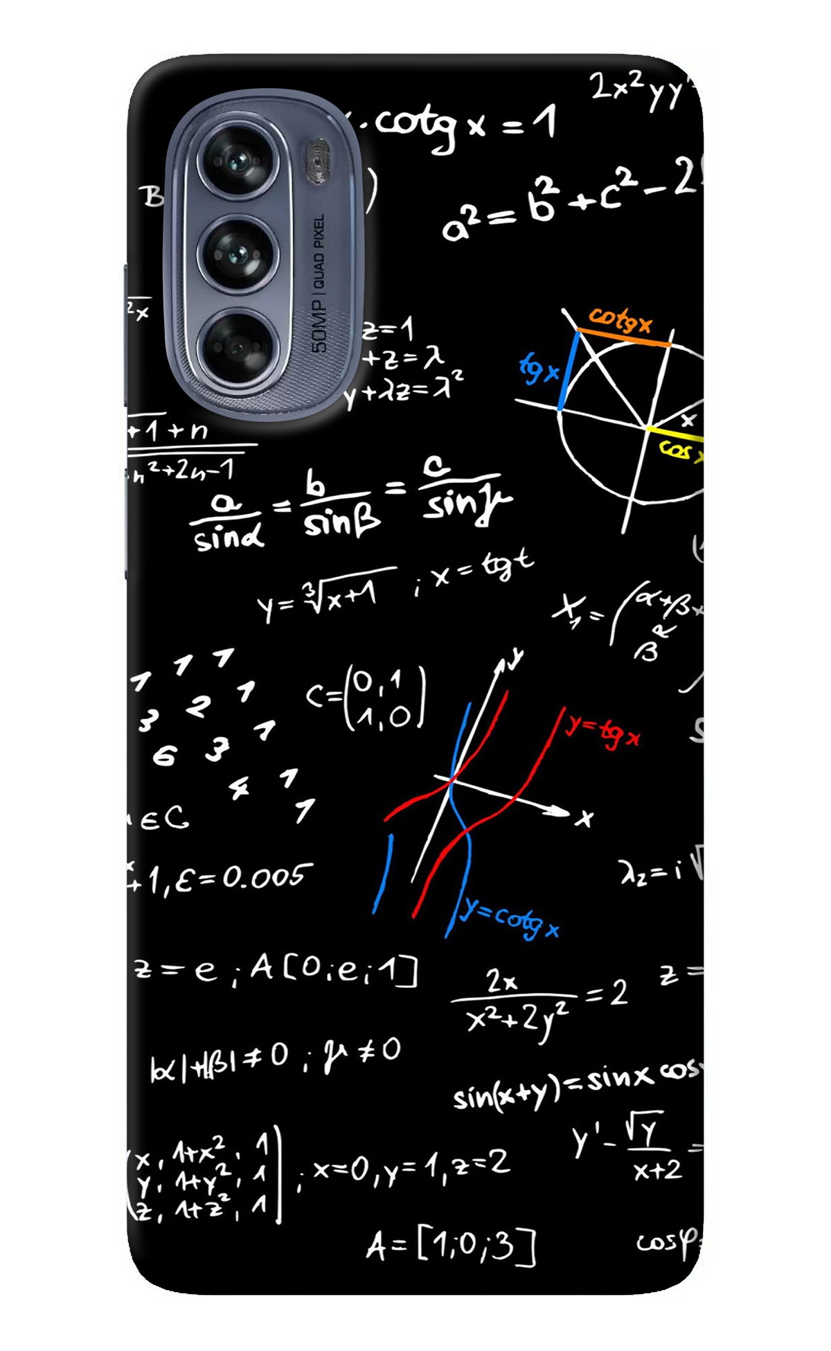 Mathematics Formula Moto G62 5G Back Cover