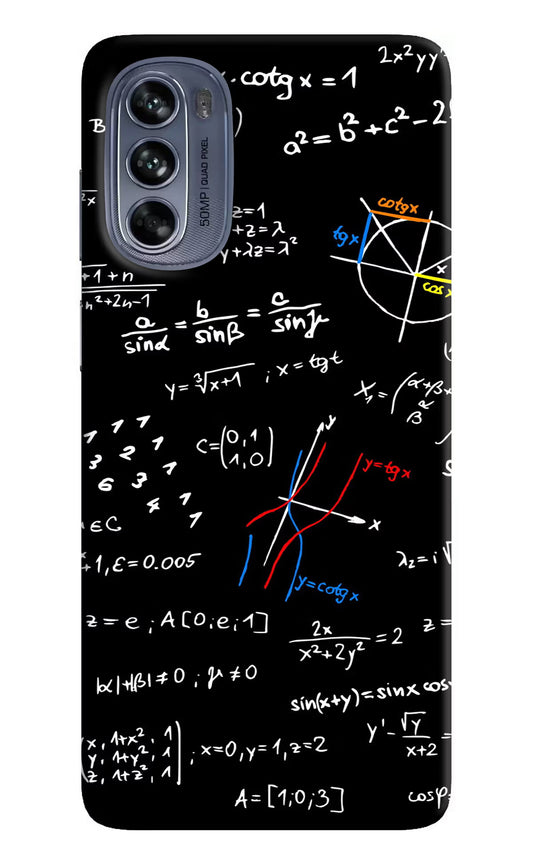 Mathematics Formula Moto G62 5G Hard Case Back Cover by Casekaro
