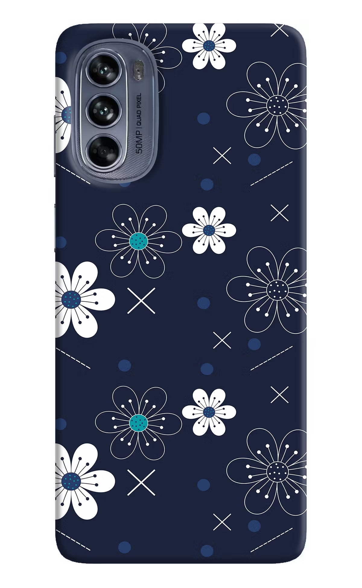 Flowers Moto G62 5G Hard Case Back Cover by Casekaro