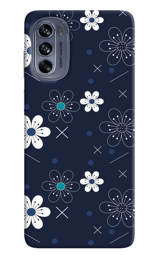 Flowers Moto G62 5G Hard Case Back Cover by Casekaro