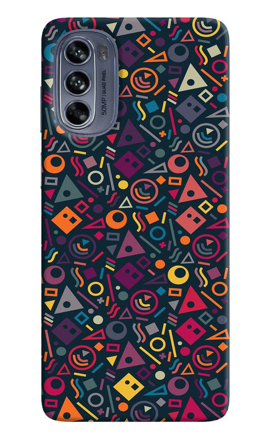Geometric Abstract Moto G62 5G Hard Case Back Cover by Casekaro