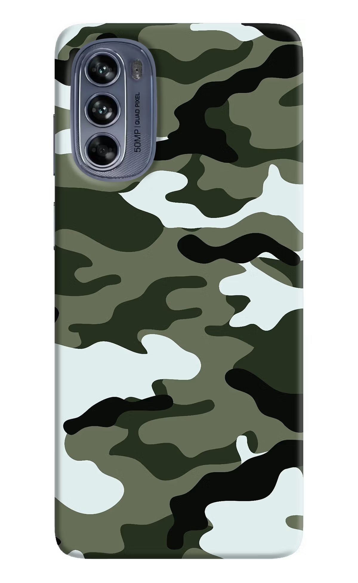 Camouflage Moto G62 5G Hard Case Back Cover by Casekaro