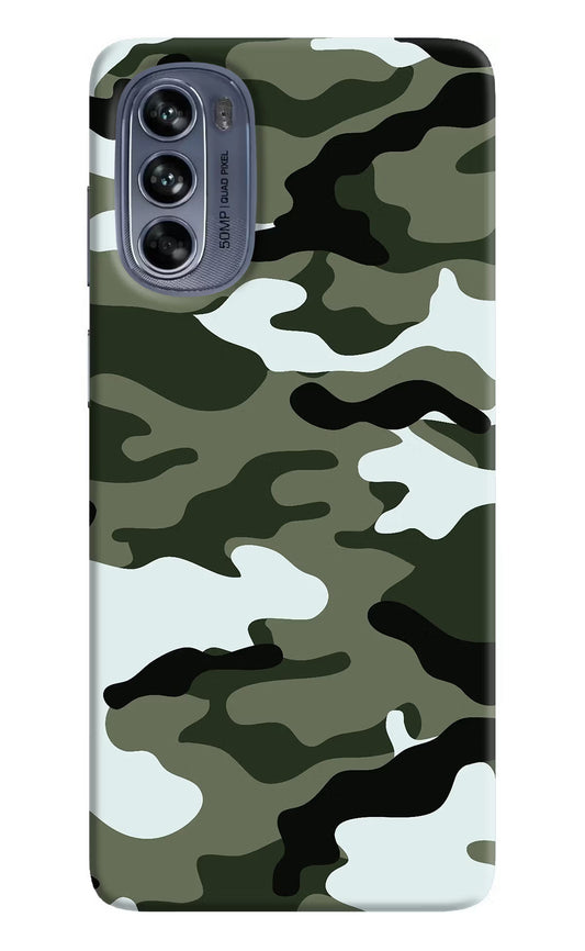 Camouflage Moto G62 5G Hard Case Back Cover by Casekaro