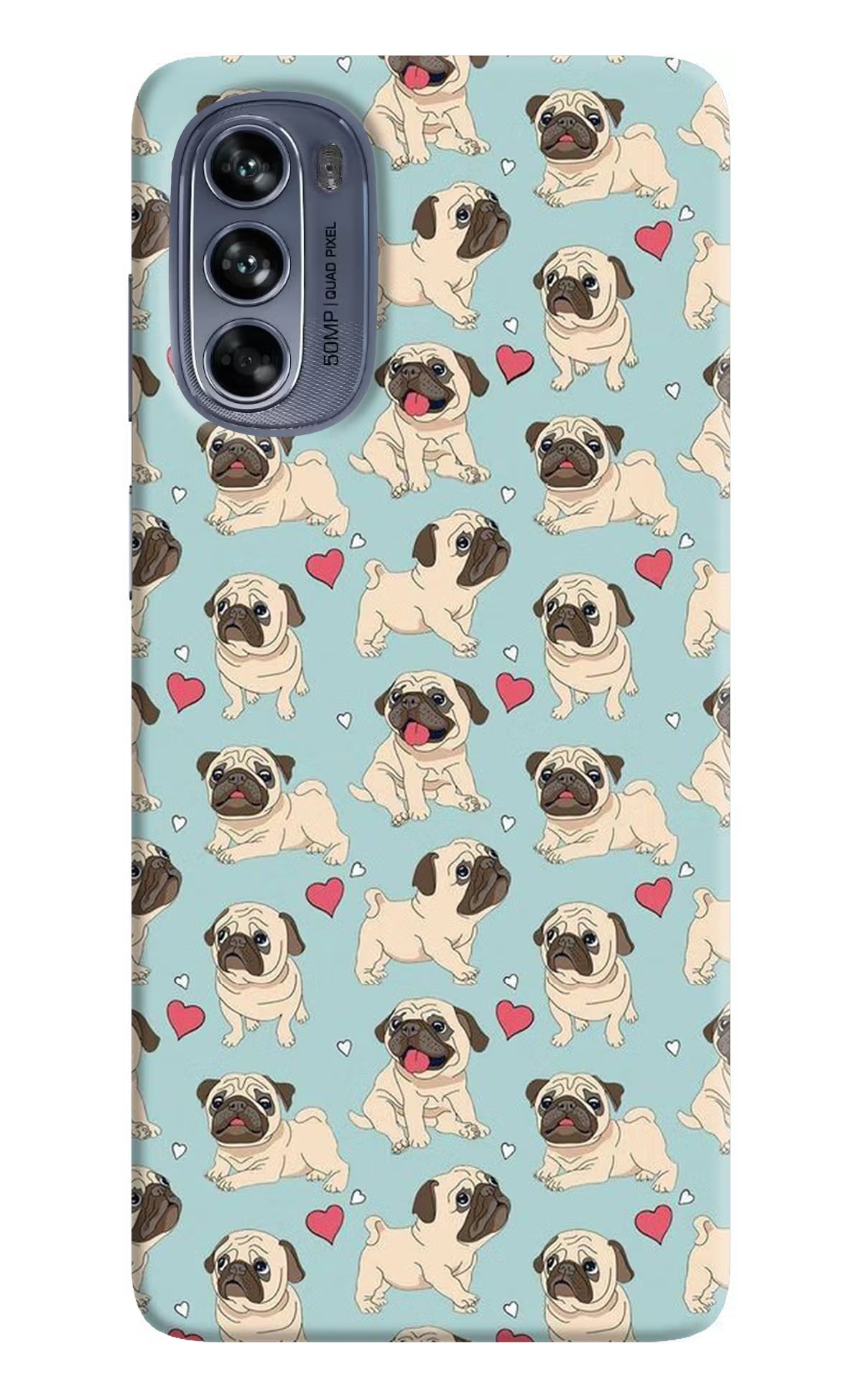 Pug Dog Moto G62 5G Hard Case Back Cover by Casekaro