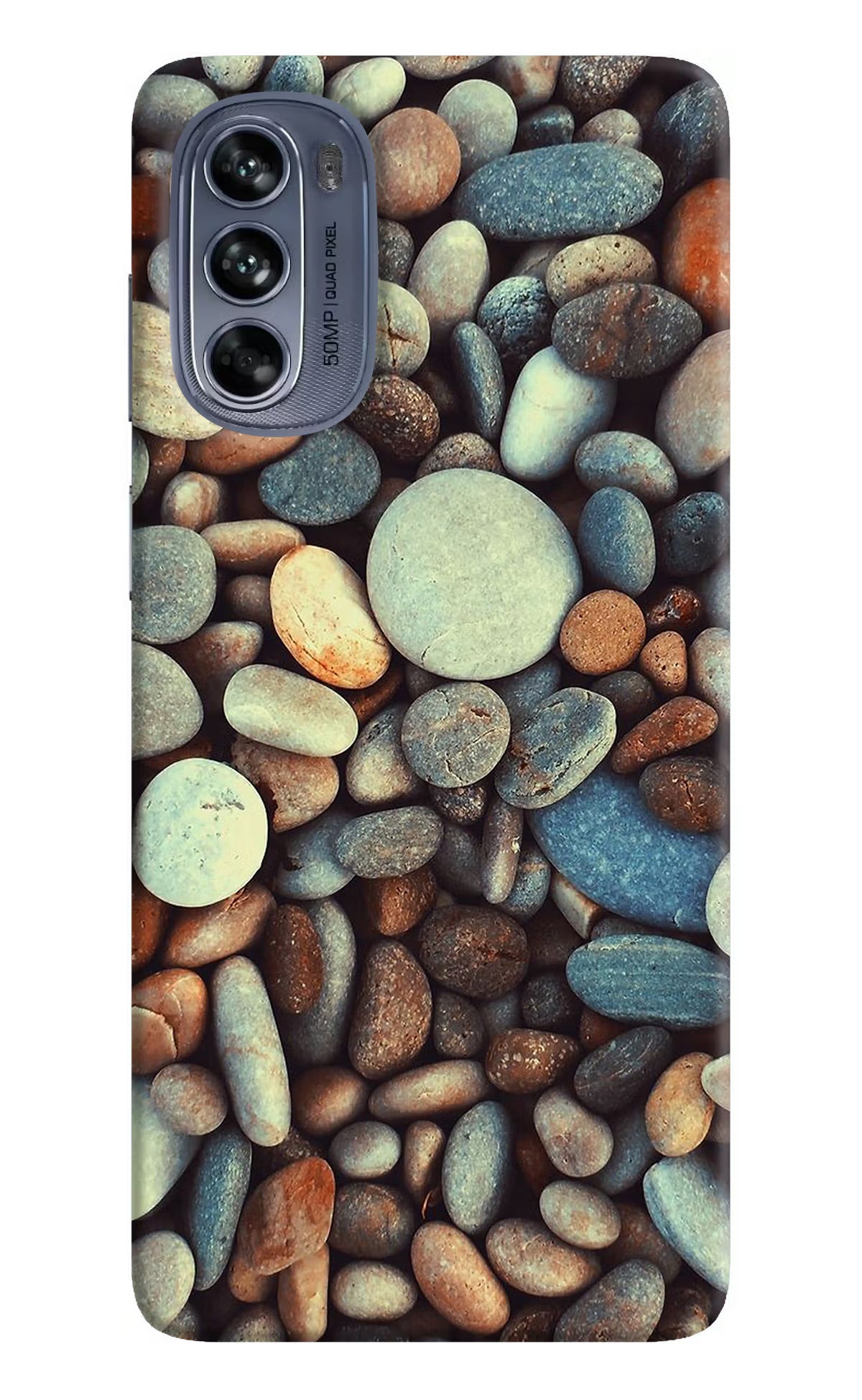 Pebble Moto G62 5G Hard Case Back Cover by Casekaro