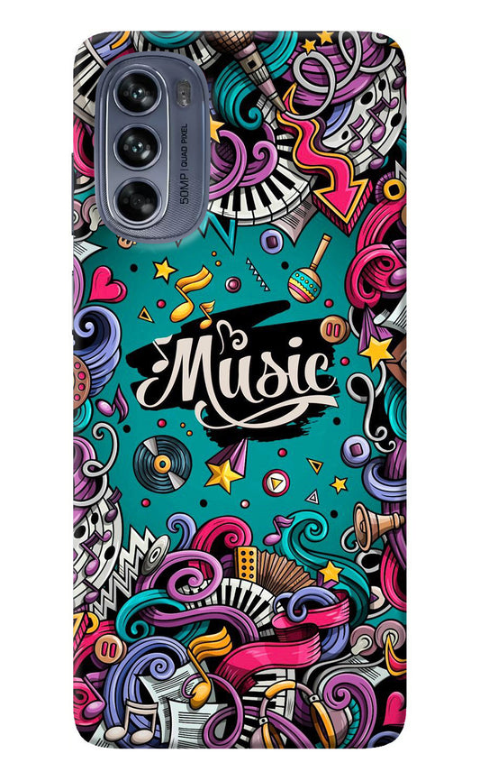 Music Graffiti Moto G62 5G Back Cover