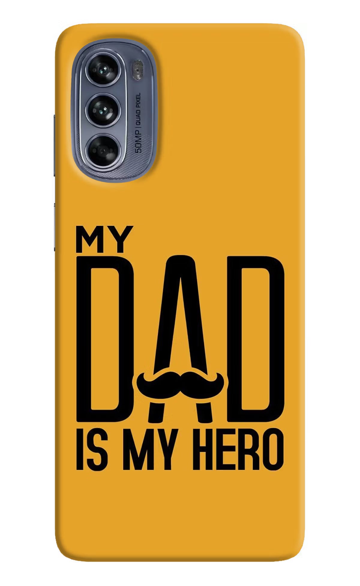 My Dad Is My Hero Moto G62 5G Hard Case Back Cover by Casekaro