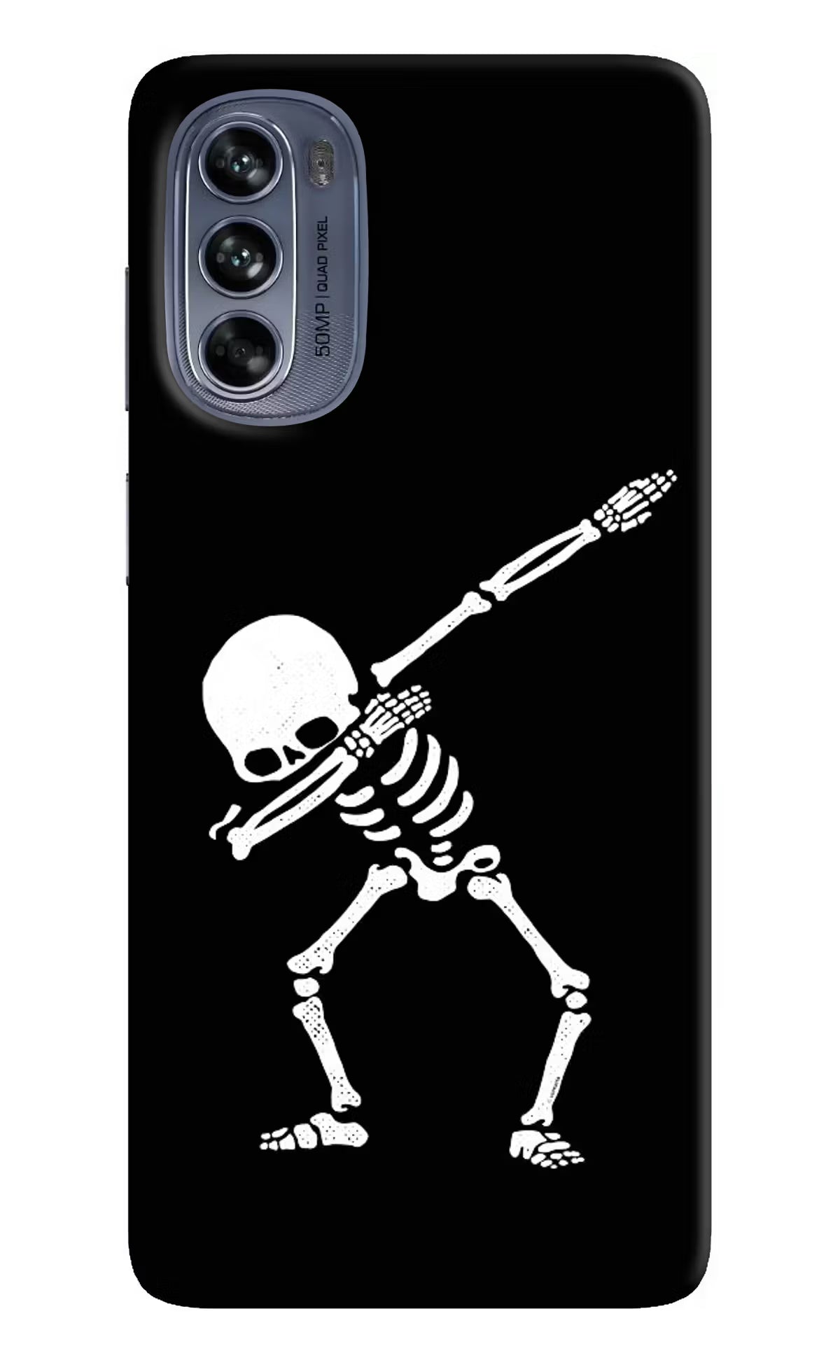 Dabbing Skeleton Art Moto G62 5G Hard Case Back Cover by Casekaro