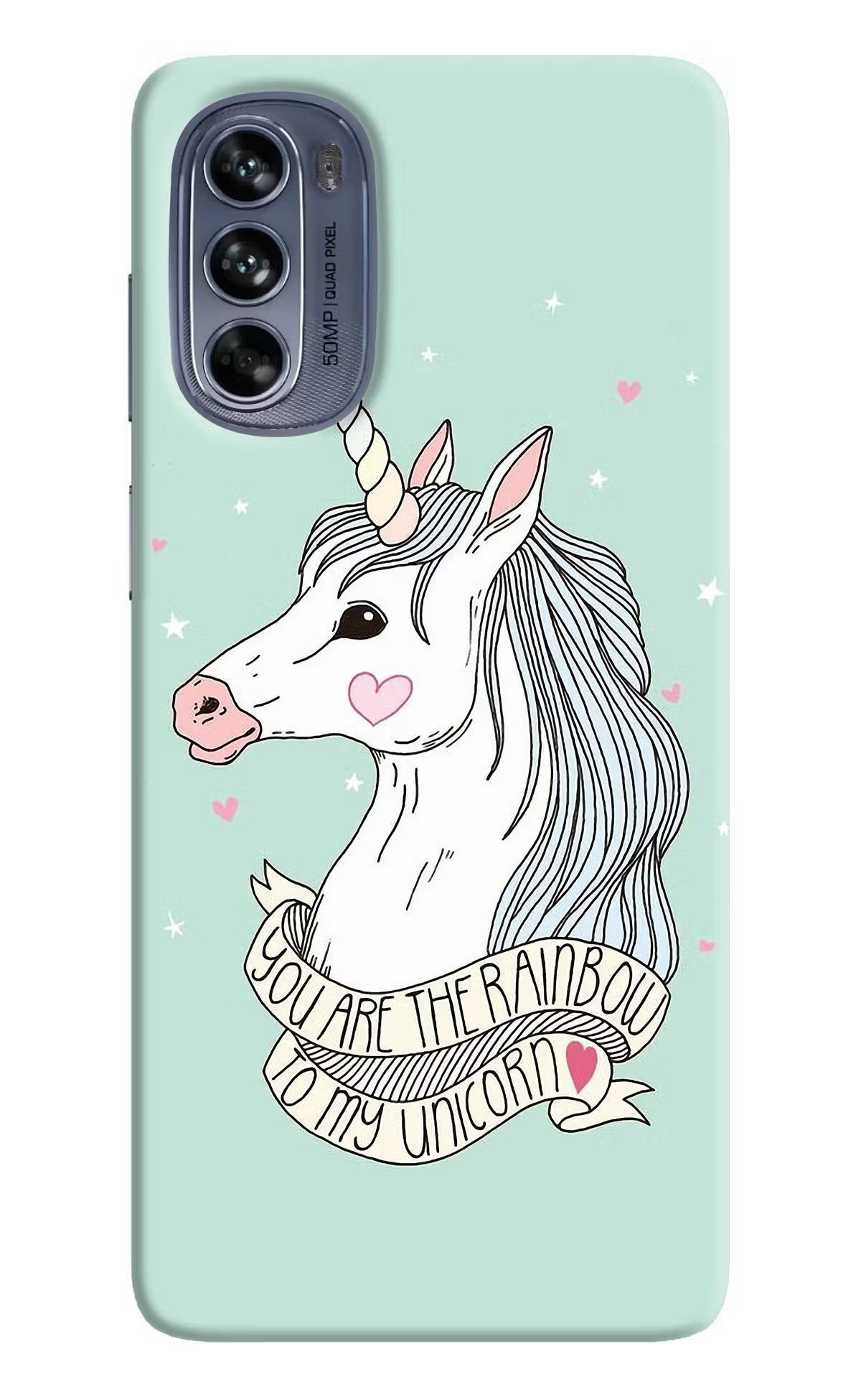 Unicorn Wallpaper Moto G62 5G Hard Case Back Cover by Casekaro