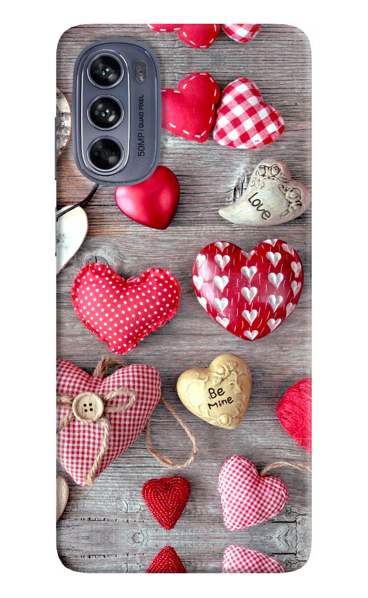 Love Wallpaper Moto G62 5G Hard Case Back Cover by Casekaro