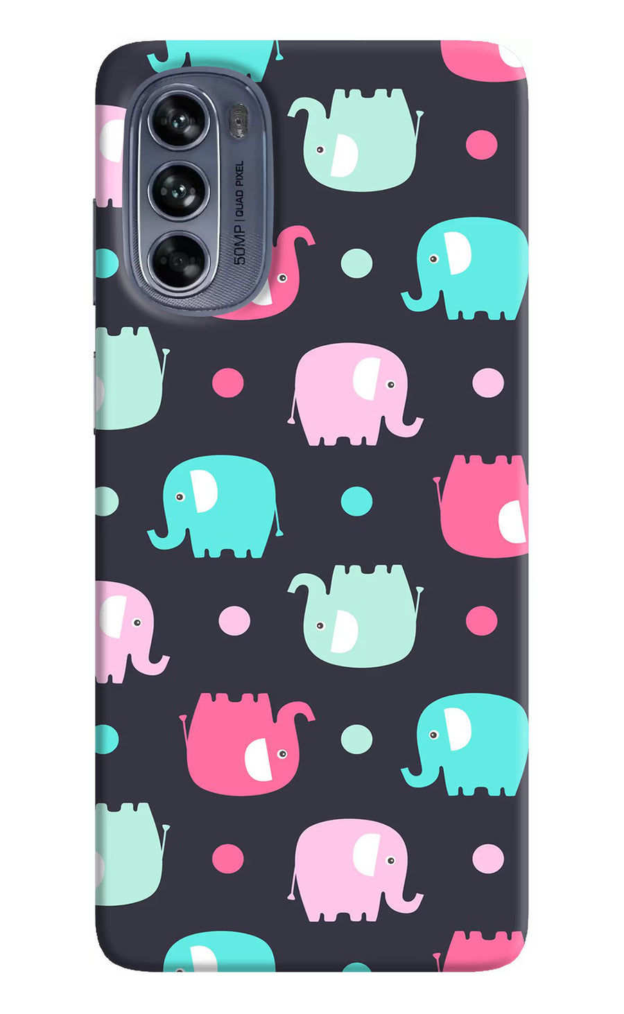 Elephants Moto G62 5G Back Cover, Hard case