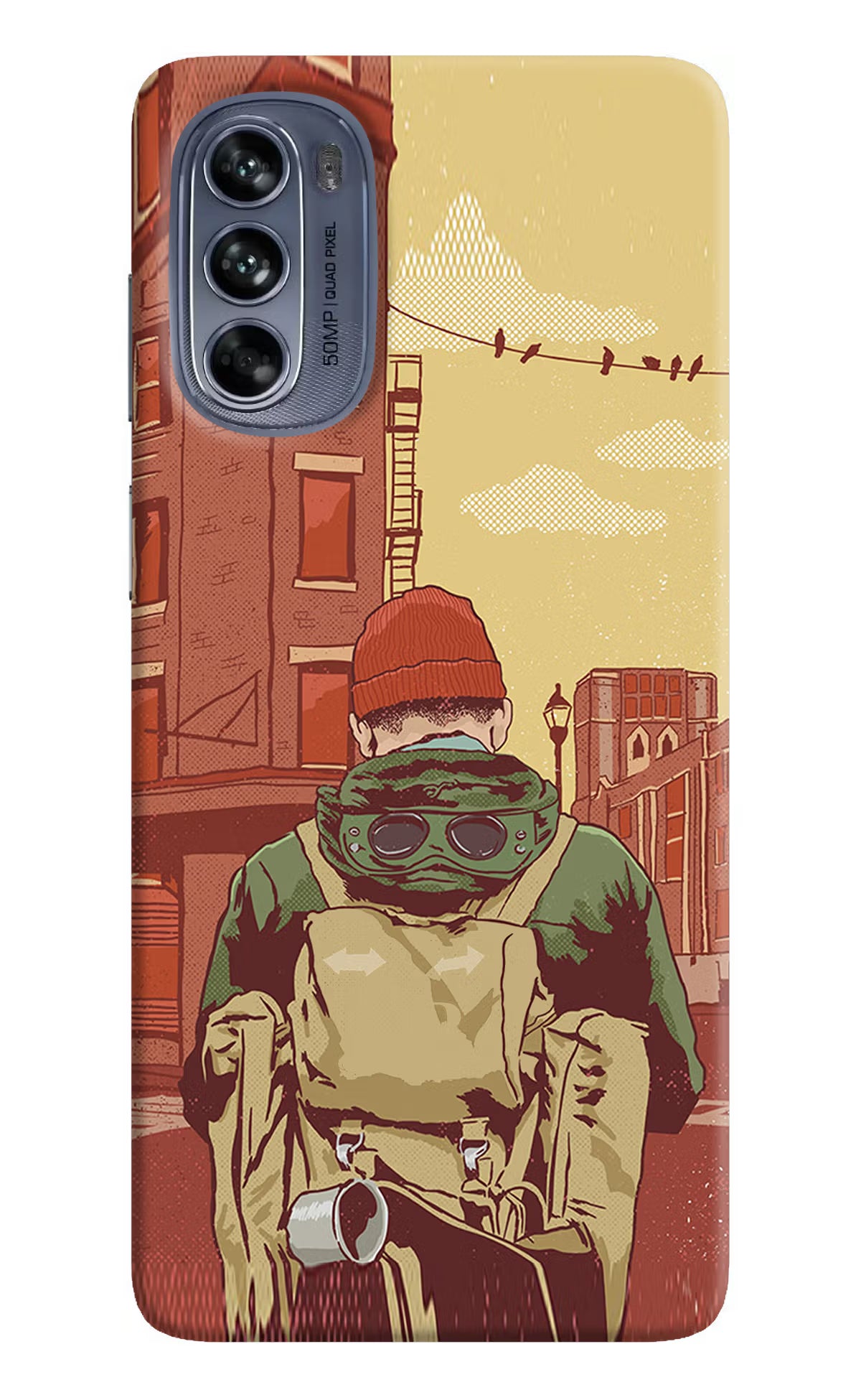 Adventurous Moto G62 5G Hard Case Back Cover by Casekaro