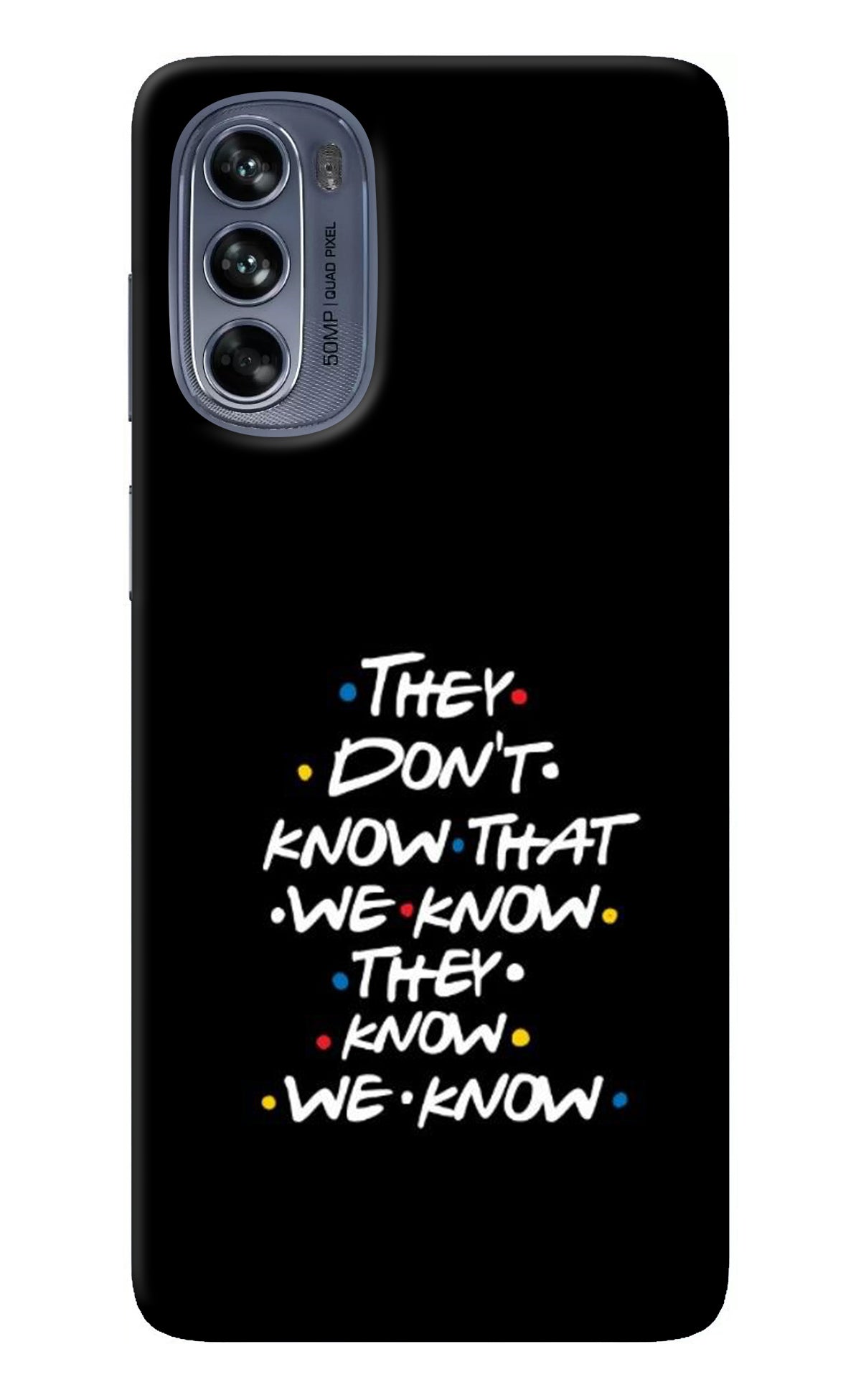 FRIENDS Dialogue Moto G62 5G Back Cover